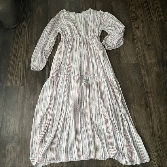 Few Moda | Dresses | Few Moda New Striped Boho Tiered Maxi Dress | Poshmark